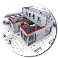 Digitalización de planos en 2D a través de la nube de puntos Modelado 3D a través de la nube de puntos Modelado BIM Creación de visualizador SCENE2GO Recorrido virtual (Video)